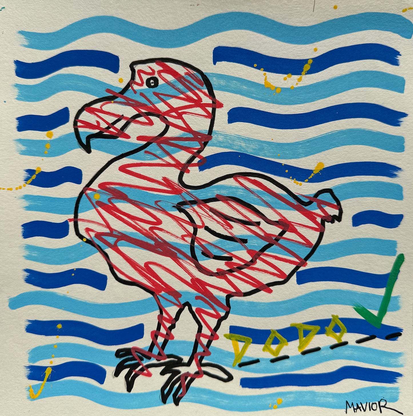 DODO STUDY 1/1 POSTCARD